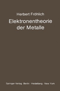 Abbildung von: Elektronentheorie der Metalle - Springer