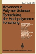 Cover: Fortschritte der Hochpolymeren Forschung - Springer