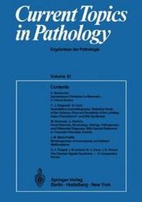Enlarge image Cover: Current Topics in Pathology - Springer