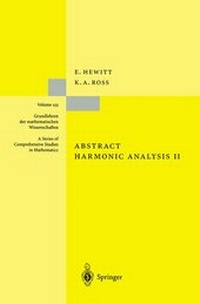 Enlarge image Cover: Abstract Harmonic Analysis - Springer