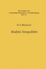 Cover: Analytic Inequalities - Springer
