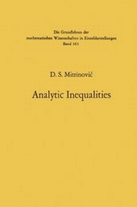 Enlarge image Cover: Analytic Inequalities - Springer