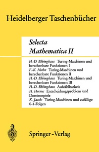 Enlarge image Cover: Selecta Mathematica II - Springer