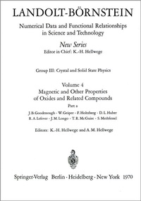 Enlarge image Cover: Magnetic and Other Properties of Oxides and Related Compounds - Springer