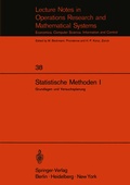 Cover: Statistische Methoden I - Springer