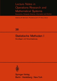 Enlarge image Cover: Statistische Methoden I - Springer