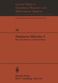Enlarge image Cover: Statistische Methoden II - Springer