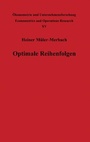 Cover: Optimale Reihenfolgen - Springer