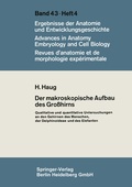 Cover: Der makroskopische Aufbau des Gro&szlig;hirns - Springer