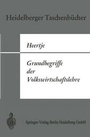 Cover: Grundbegriffe Der Volkswirtschaftslehre - Springer