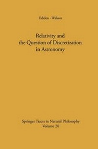 Abbildung von: Relativity and the Question of Discretization in Astronomy - Springer
