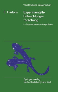 Abbildung von: Experimentelle Entwicklungsforschung im besonderen an Amphibien - Springer