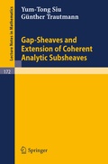 Cover: Gap-Sheaves and Extension of Coherent Analytic Subsheaves - Springer