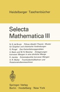 Cover: Selecta Mathematica III - Springer