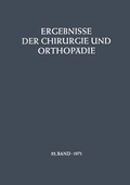 Cover: Ergebnisse Der Chirurgie Und Orthopadie - Springer