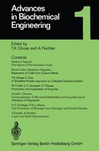 Enlarge image Cover: Advances in Biochemical Engineering - Springer