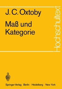 Abbildung von: Maß und Kategorie - Springer