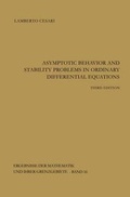 Cover: Asymptotic Behavior and Stability Problems in Ordinary Differential Equations - Springer