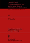 Cover: Hauptaustauschschritte (Principal Pivoting) - Springer