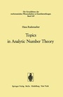 Cover: Topics in Analytic Number Theory - Springer