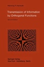 Cover: Transmission of Information by Orthogonal Functions - Springer