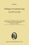 Cover: Wandlungen der Krankheitsforschung - Springer