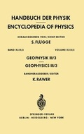 Cover: Geophysics III/Geophysik III - Springer