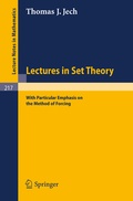 Cover: Lectures in Set Theory - Springer