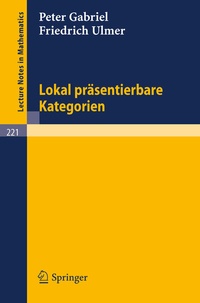 Abbildung von: Lokal präsentierbare Kategorien - Springer