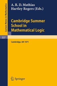 Abbildung von: Cambridge Summer School in Mathematical Logic - Springer
