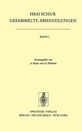 Cover: Gesammelte Abhandlungen I - Springer