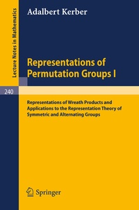 Abbildung von: Representations of Permutation Groups I - Springer