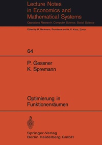 Abbildung von: Optimierung in Funktionenräumen - Springer