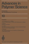Cover: Fortschritte der Hochpolymeren-Forschung - Springer