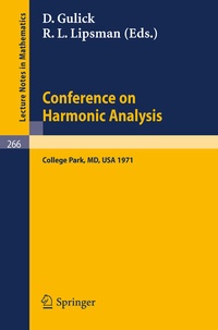 Enlarge image Cover: Conference on Harmonic Analysis - Springer