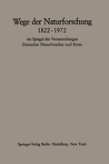 Cover: Wege der Naturforschung 1822-1972 - Springer