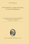 Cover: &Uuml;ber Thetareihen zu gro&szlig;en Untergruppen der rationalen Modulgruppe - Springer