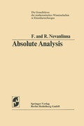 Cover: Absolute Analysis - Springer