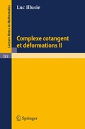 Cover: Complexe Cotangent et Deformations II - Springer