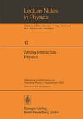 Cover: Strong Interaction Physics - Springer