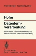 Cover: Datenfernverarbeitung - Springer