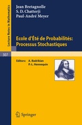 Cover: Ecole d'Ete de Probabilites: Processus Stochastiques - Springer