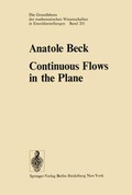 Cover: Continuous Flows in the Plane - Springer