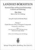 Cover: Key Elements F, Cl, Br, J (VIIth Main Group). Halides and Complex Halides / Schl&uuml;sselelemente F, Cl, Br, J (VII. Hauptgruppe). Halogenide und Halogenokomplexe - Springer