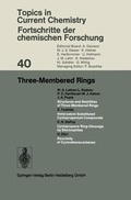 Cover: Three-Membered Rings - Springer