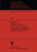 Cover: NTG/GI Gesellschaft f&uuml;r Informatik Nachrichtentechnische Gesellschaft. Fachtagung "Cognitive Verfahren und Systeme" - Springer