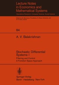 Enlarge image Cover: Stochastic Differential Systems I - Springer
