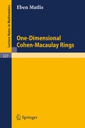 Cover: One-Dimensional Cohen-Macaulay Rings - Springer