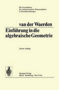 Abbildung von: Einführung In Die Algebraische Geometrie - Springer