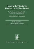 Cover: Sachverzeichnis f&uuml;r die B&auml;nde I-III, VIIA - Springer